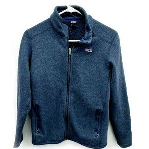 Patagonia Fleece Pullover Navy Size Kids XL 14